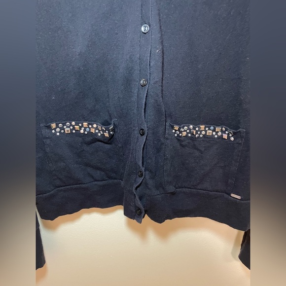 ✨2 For $6 Y2K PINK Studded Sweater Size M #C1 - Picture 4 of 10